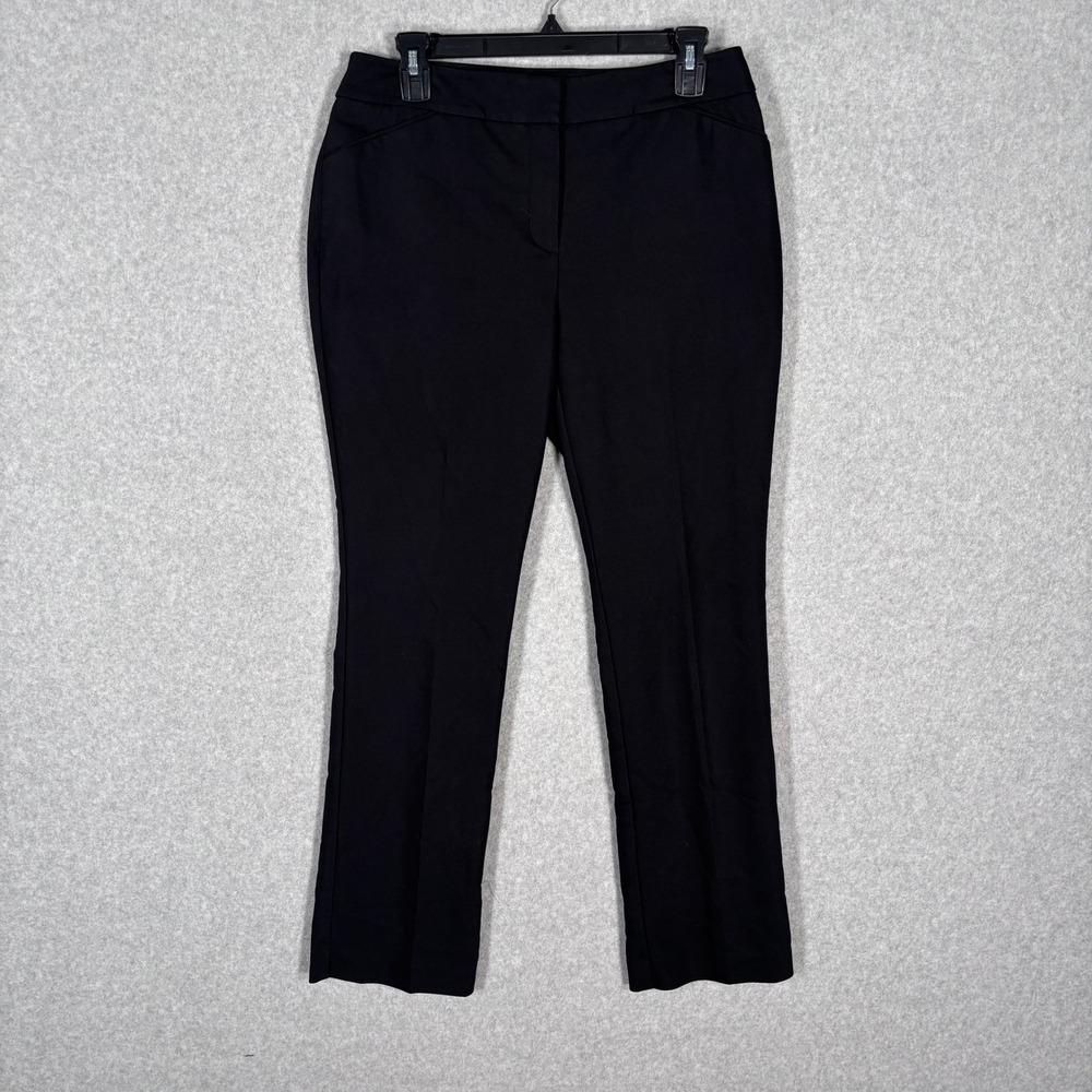 Chicos So Slimming Trouser Dress Pants Small Short Stretch Pockets Career Tuxedo